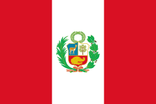 Flagge von Peru